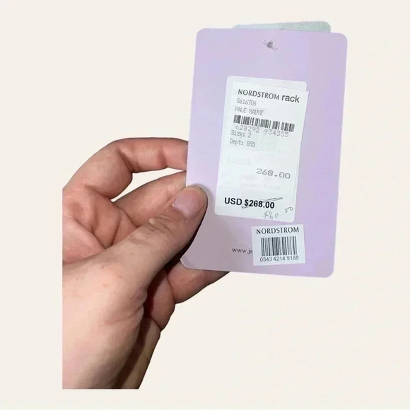 0459W. Js COLLECTION FORMAL DRESSS PINK AND LAVENDER IN COLOR SIZE 2 - Picture 14 of 15